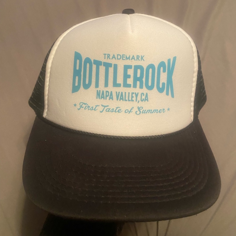 Trucker hat. Bottlerock Music and Wine Festival